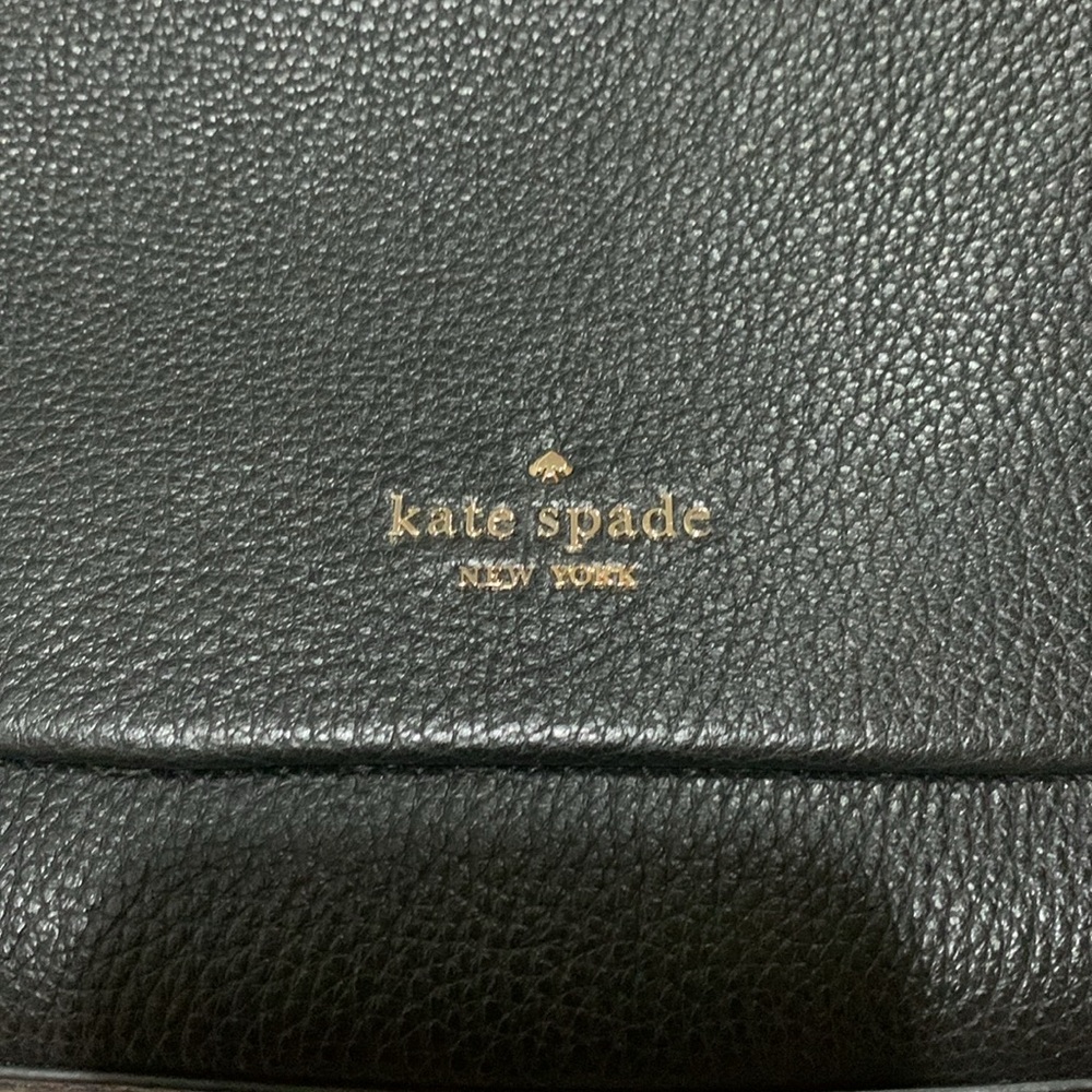 Kate Spade Black Textured Crossbody Bag